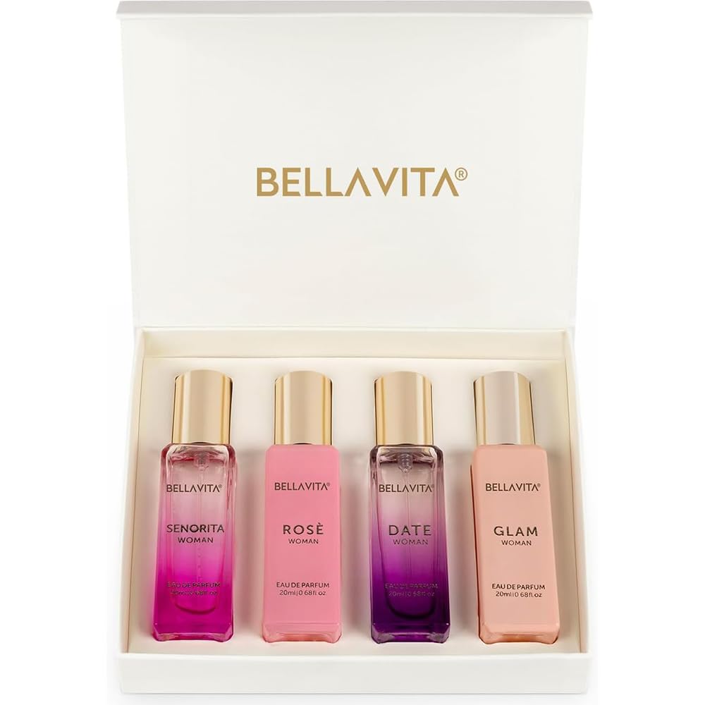BellaVita Luxury Women's Perfume Gift Set | 80ml