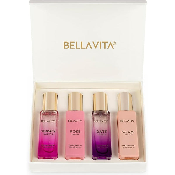 BellaVita Luxury Women's Perfume Gift Set | 80ml