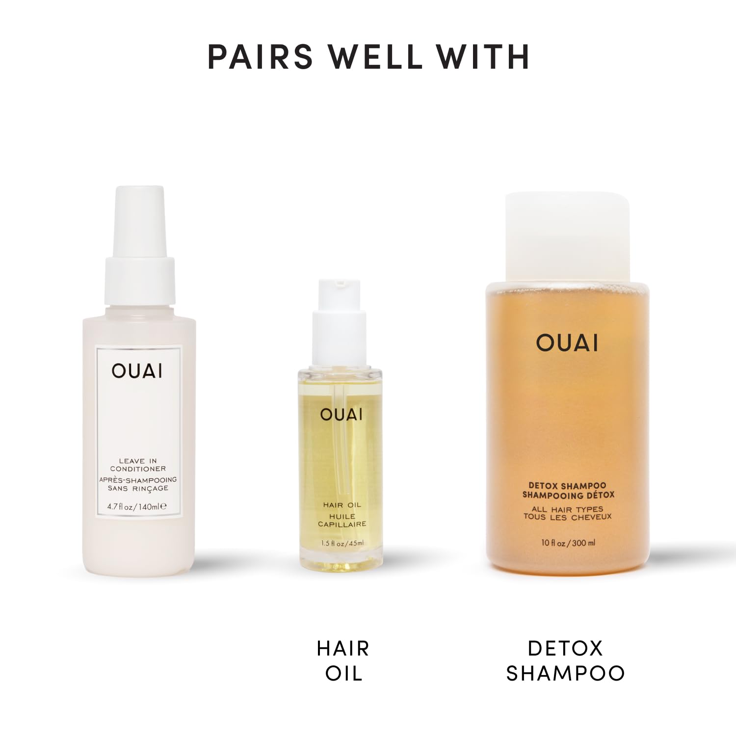 OUAI Leave-In Conditioner & Heat Protectant | 4.7 oz