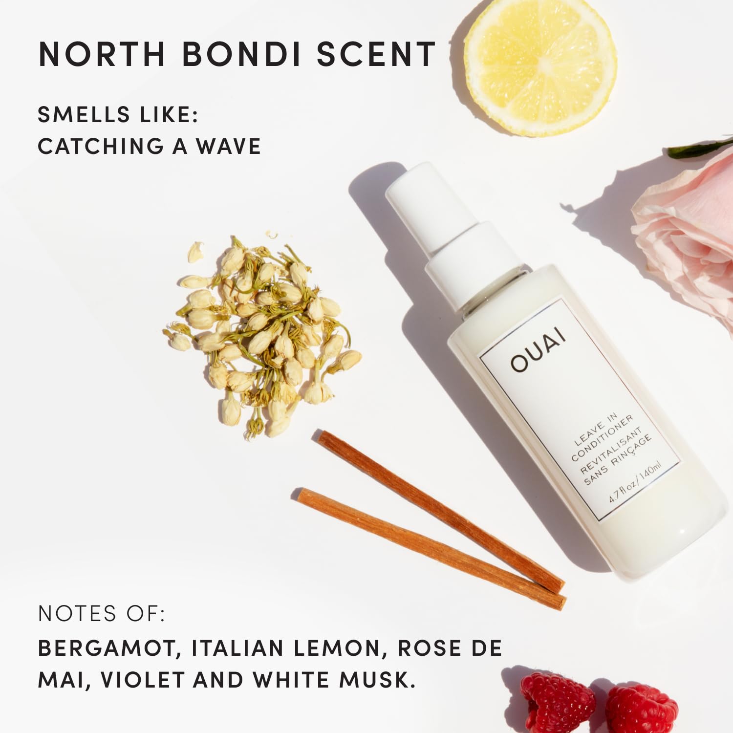 OUAI Leave-In Conditioner & Heat Protectant | 4.7 oz