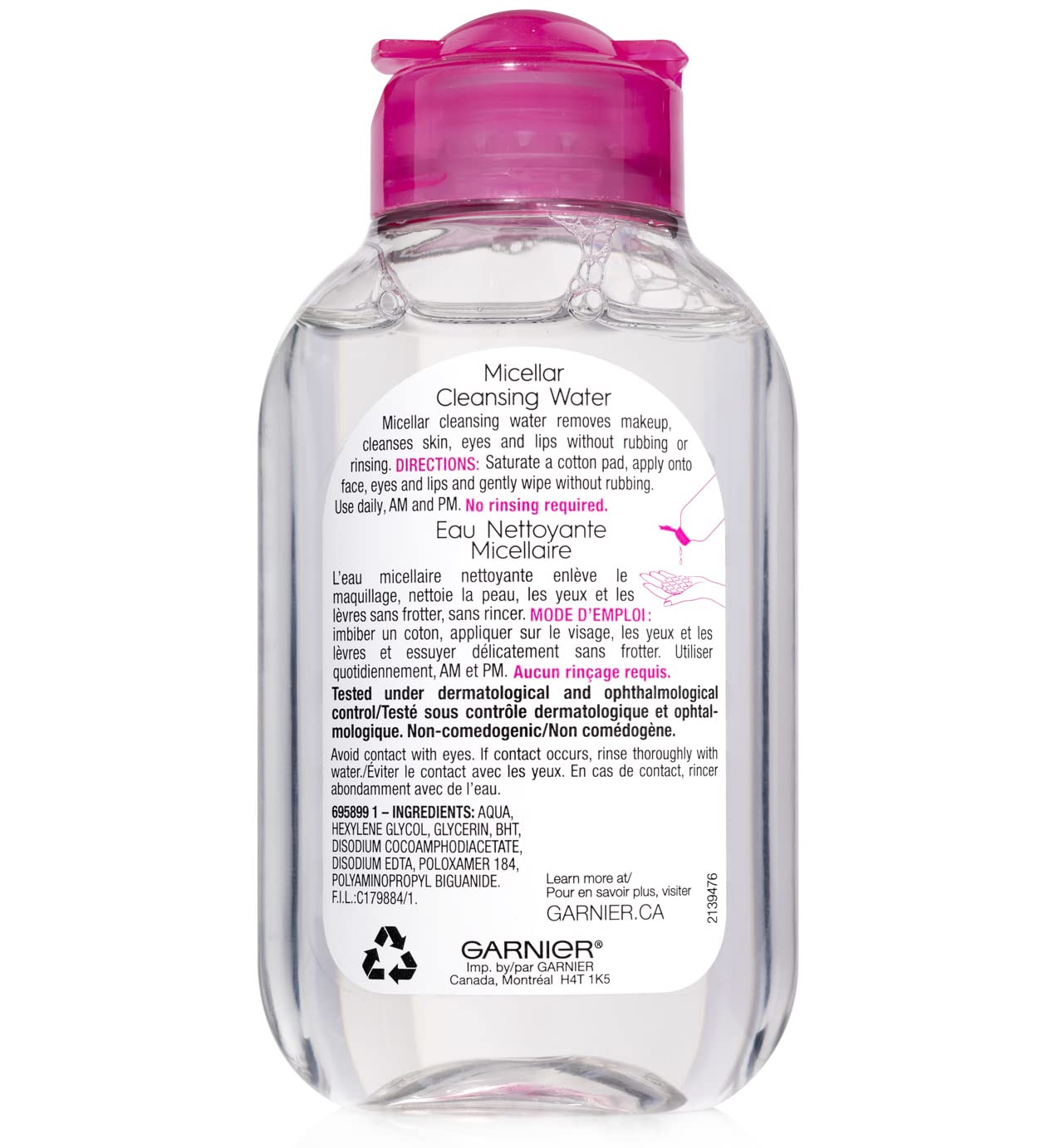 Garnier Micellar Cleansing Water | All-in-1 Makeup Remover, 100ml