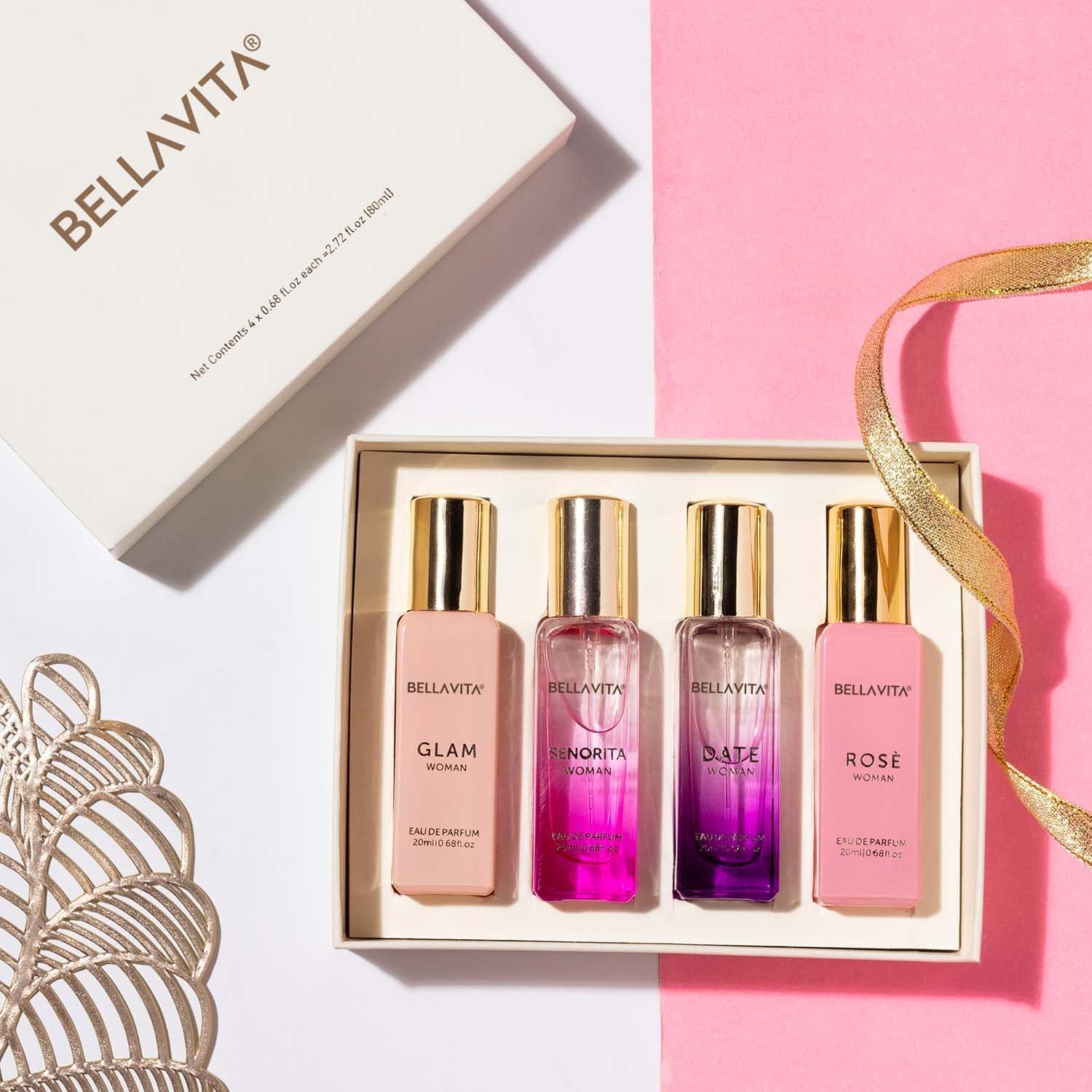 BellaVita Luxury Women's Perfume Gift Set | 80ml