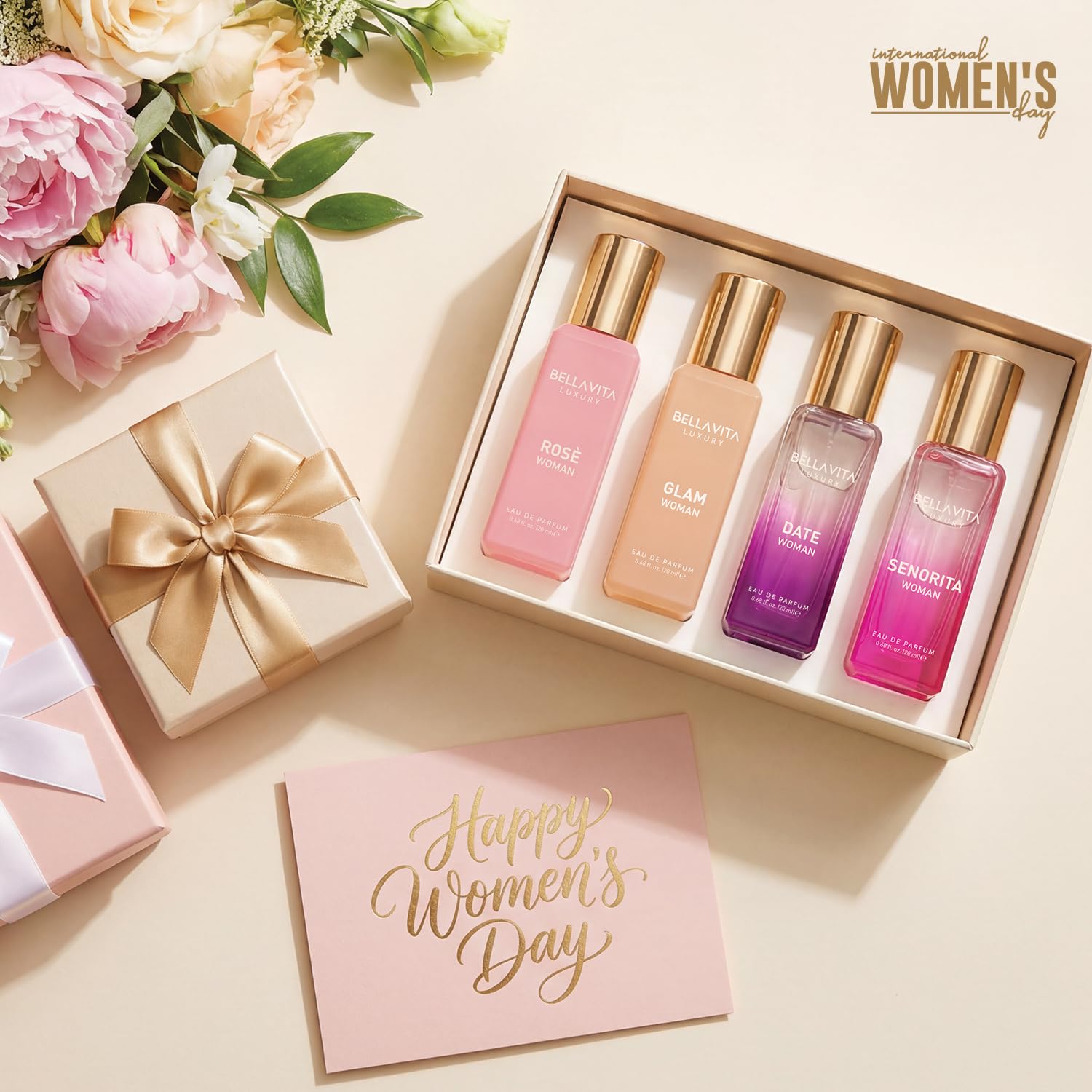 BellaVita Luxury Women's Perfume Gift Set | 80ml