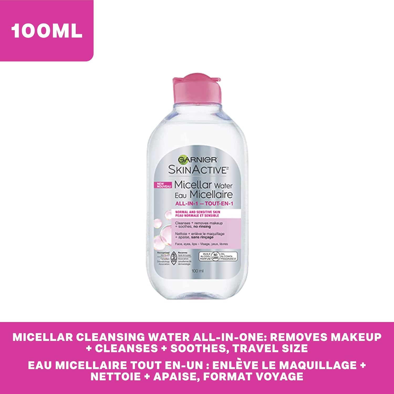 Garnier Micellar Cleansing Water | All-in-1 Makeup Remover, 100ml