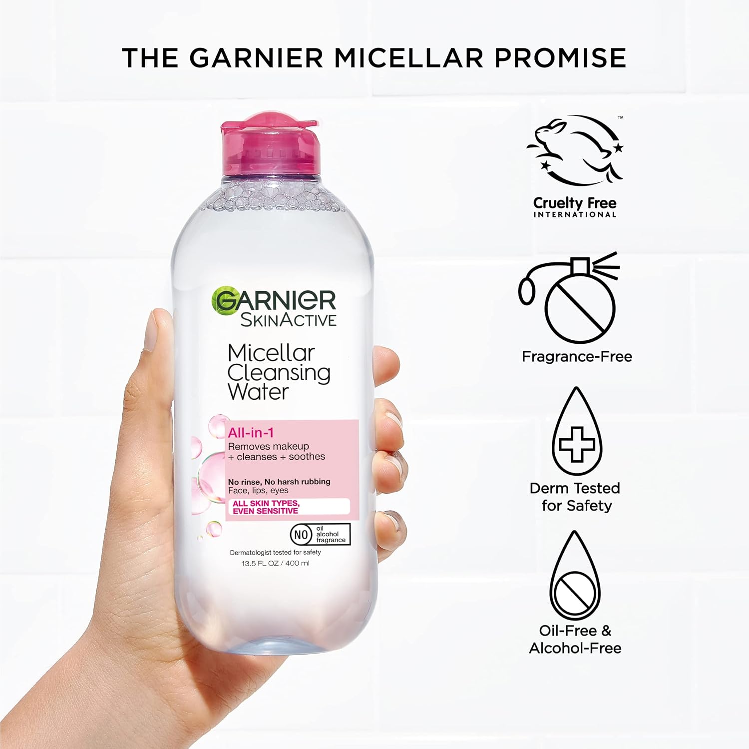 Garnier Micellar Cleansing Water | All-in-1 Makeup Remover, 100ml