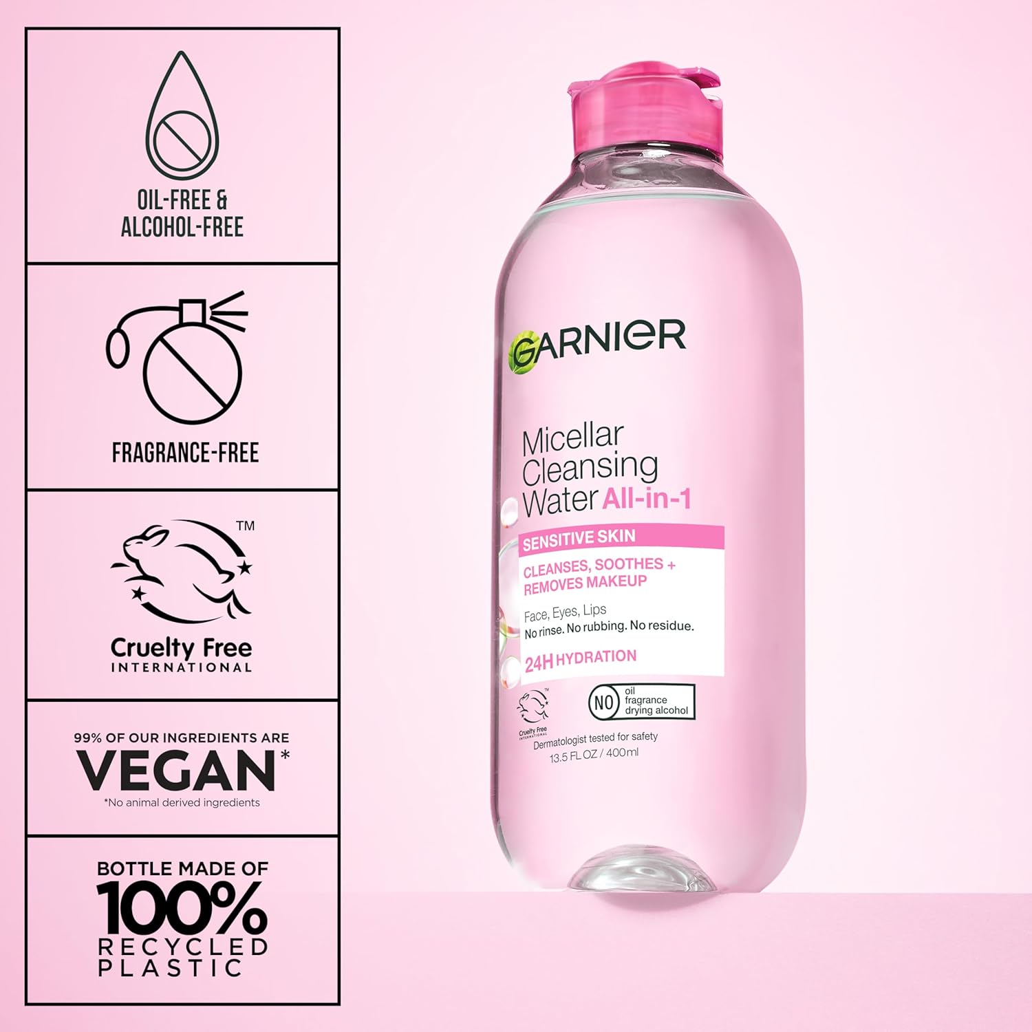 Garnier Micellar Cleansing Water | All-in-1 Makeup Remover, 100ml
