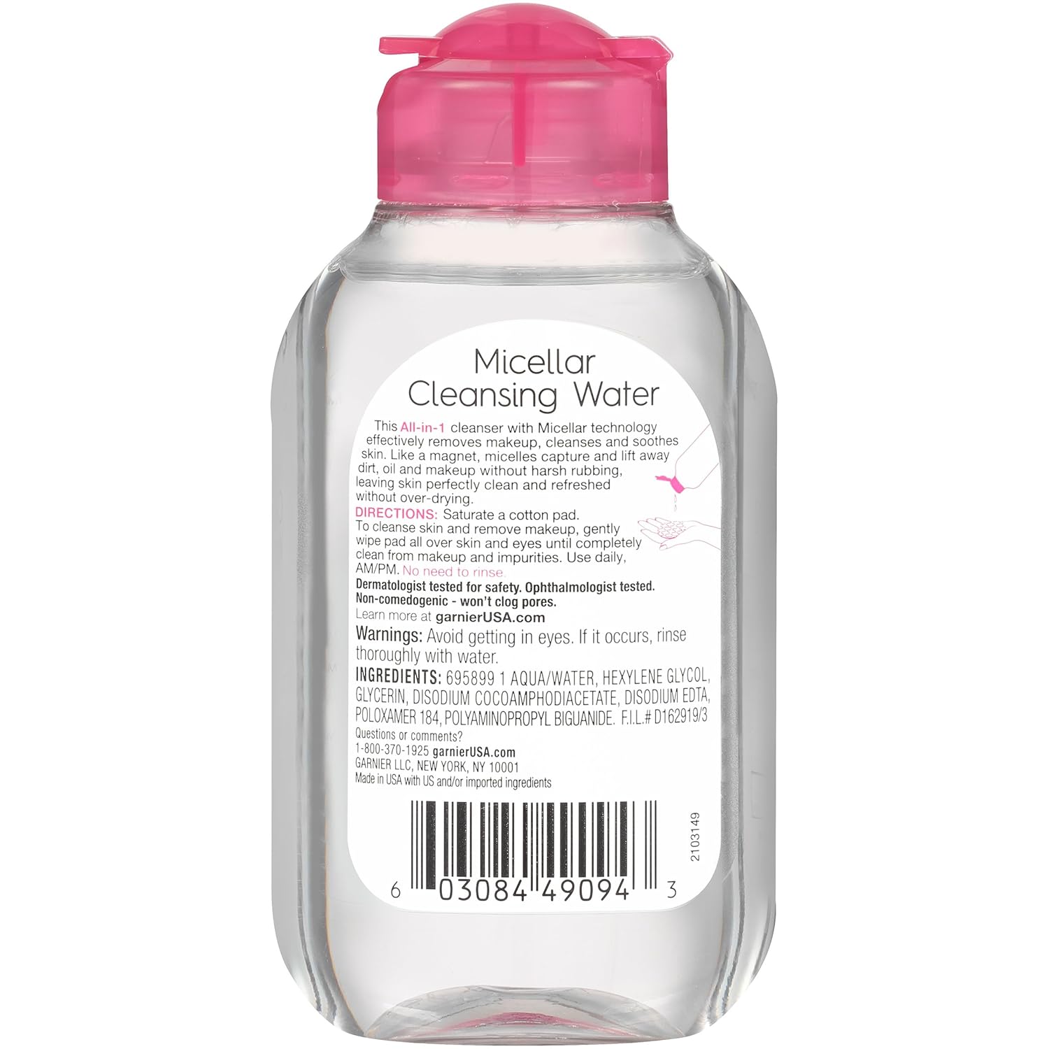 Garnier Micellar Cleansing Water | All-in-1 Makeup Remover, 100ml