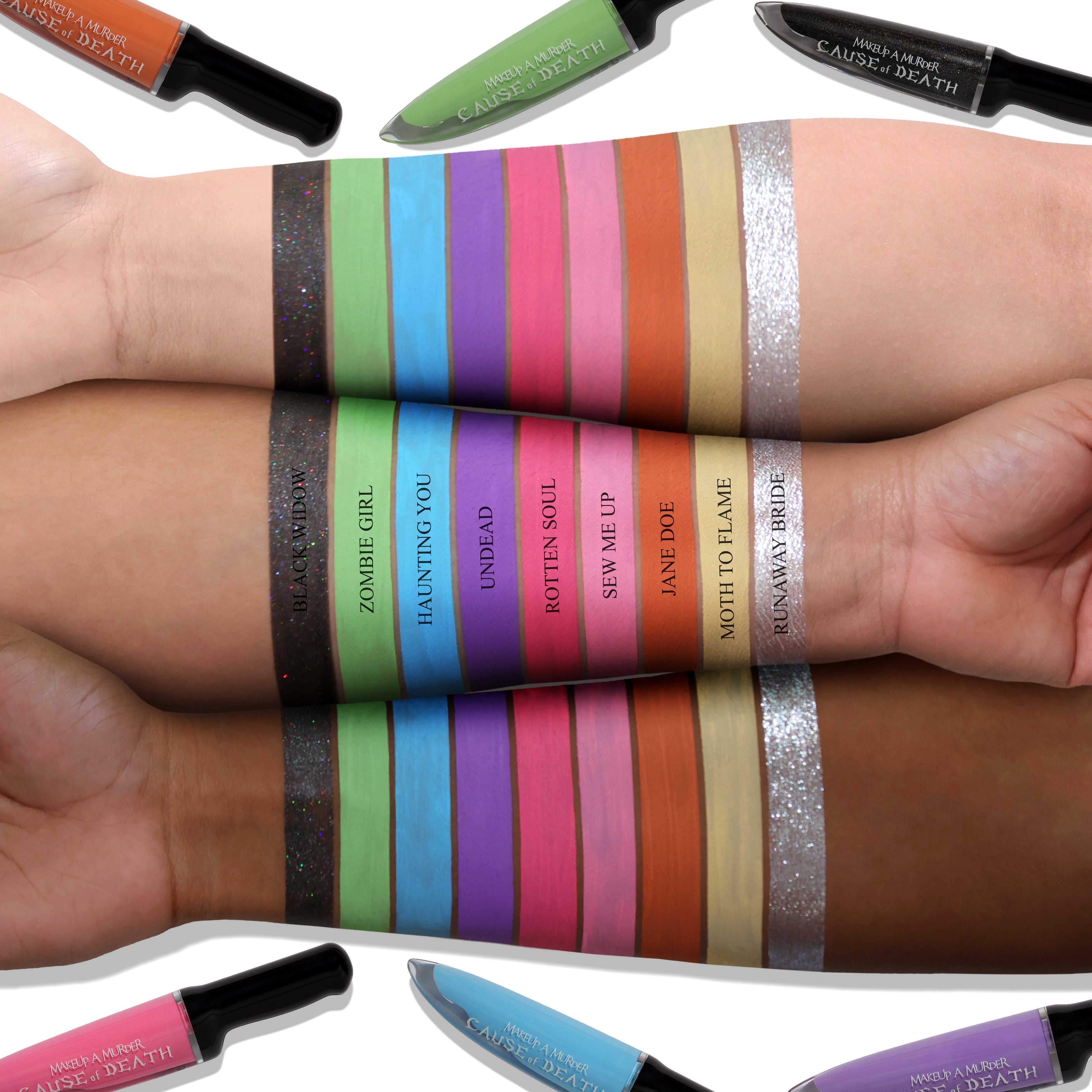 Cause of Death Liquid Eyeshadows: Singles