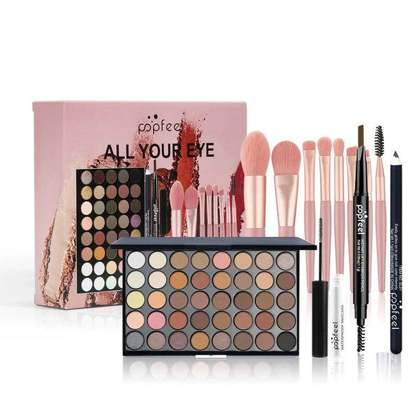 POPFEEL Complete Eye Makeup Set | 40-Color Eyeshadow Palette