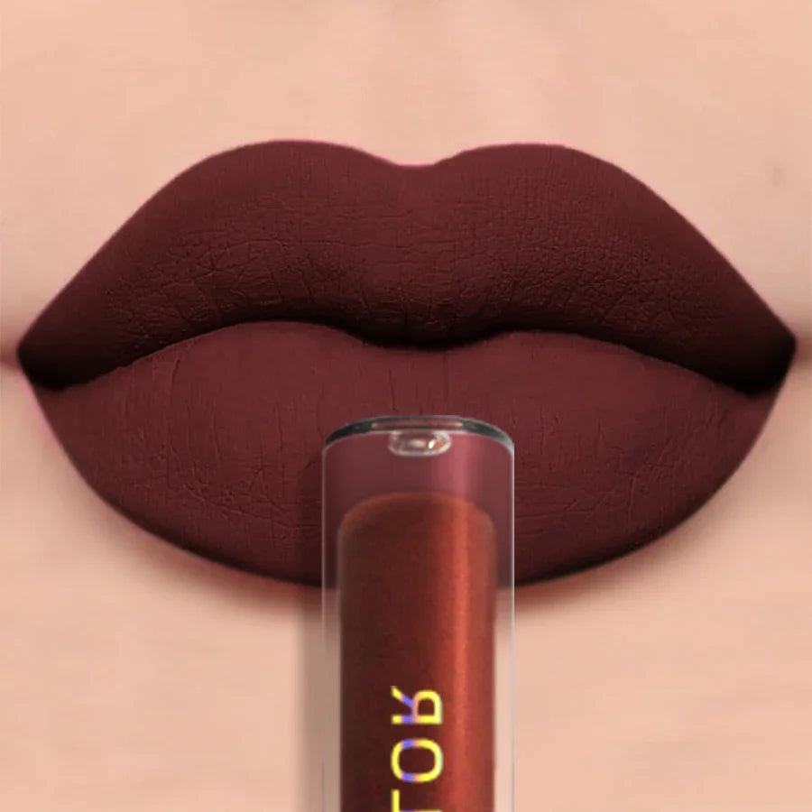 19-Color Matte Velvet Liquid Lipstick Set