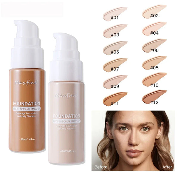 Liquid Foundation | Waterproof & Sweat-Resistant Concealer