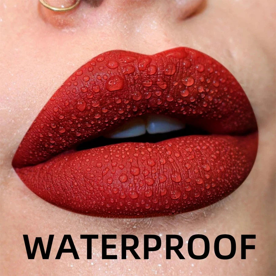 19-Color Matte Velvet Liquid Lipstick Set